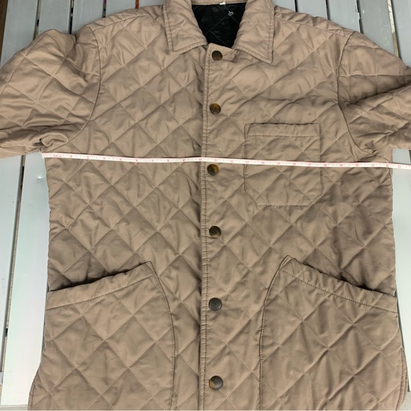 Bottega Veneta Caban Quilted Jacket EU42/US6 Beige Good Used Condition - Picture 8 of 16